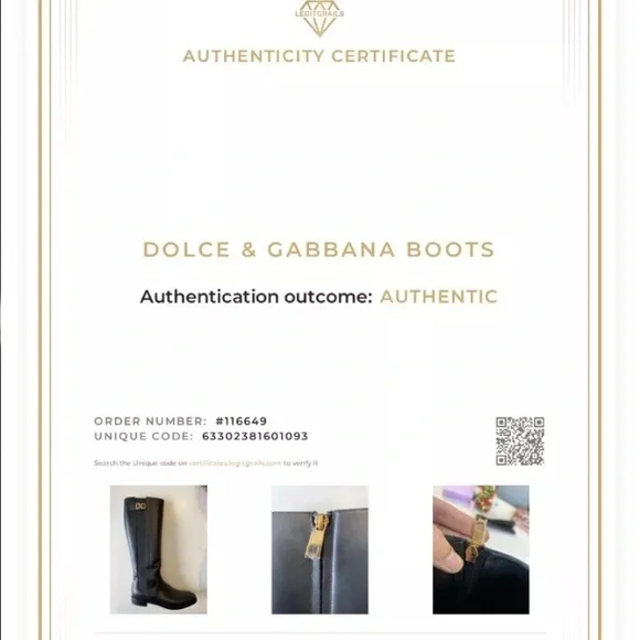 AUTHENTIC DOLCE & GABBANA Stivali Amore DG Logo Knee High Boots Size 37 US 6.5 - Picture 12 of 15